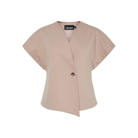 PIECES Fami Top - Silver Mink