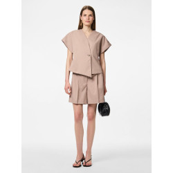 PIECES Fami Top - Silver Mink