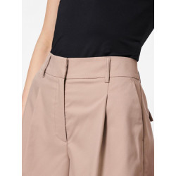 PIECES Fami Bermuda Shorts - Silver Mink