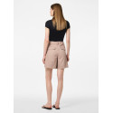 PIECES Fami Bermuda Shorts - Silver Mink