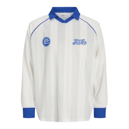 Jack & Jones Pepsi Football LS Polo - Cloud Dancer