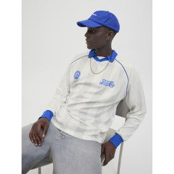 Jack & Jones Pepsi Football LS Polo - Cloud Dancer