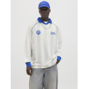 Jack & Jones Pepsi Football LS Polo - Cloud Dancer
