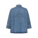 ONLY CARMAKOMA Grace Denim Skjorte - Medium Blue Denim