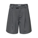 ONLY Svea Mel Bermuda Shorts - Dark Grey Melange