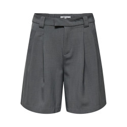 ONLY Svea Mel Bermuda Shorts - Dark Grey Melange