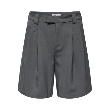 ONLY Svea Mel Bermuda Shorts - Dark Grey Melange