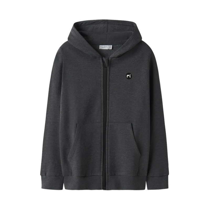 NAME IT KIDS Vimo Sweat Trøje - Dark Grey Melange