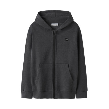 NAME IT KIDS Vimo Sweat Trøje - Dark Grey Melange