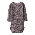 NAME IT BABY Leoana L/S Bodystocking - Burnished Lilac