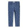 NAME IT MINI Salli Denim Leggings - Medium Blue Denim / Heart