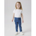 NAME IT MINI Salli Denim Leggings - Medium Blue Denim / Heart