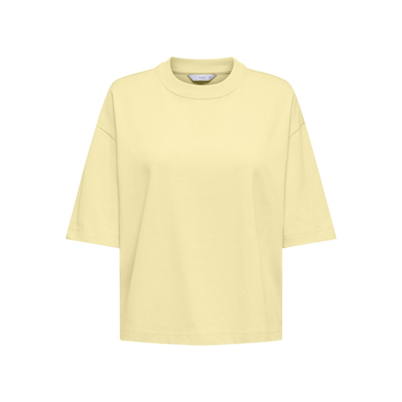 ONLY Lara Boxy T-shirt - Pastel Yellow