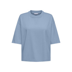 ONLY Lara Boxy T-shirt - Soft Chambray