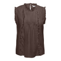 ONLY Kieran S/L Top - Chocolate Martini