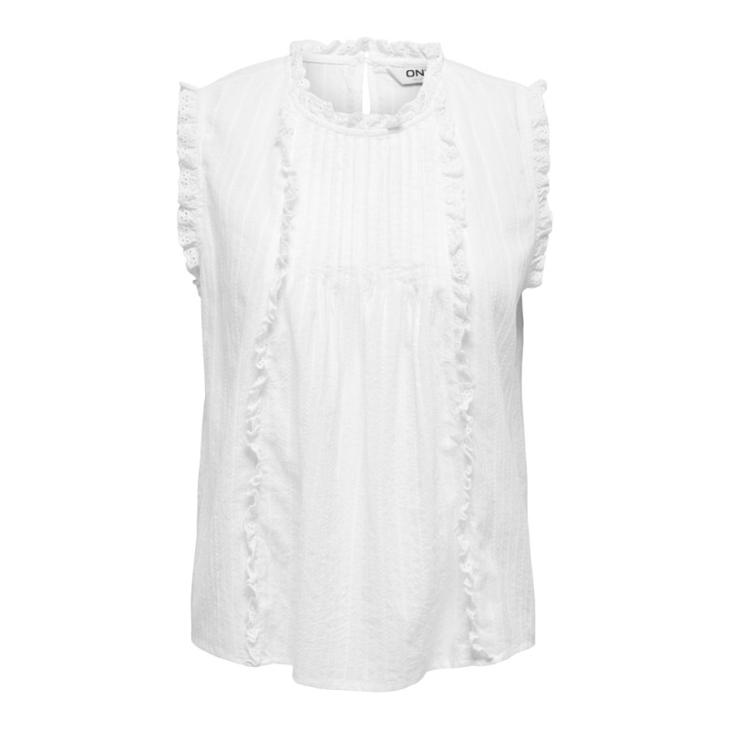 ONLY Kieran S/L Top - Cloud Dancer