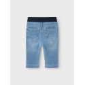 NAME IT BABY Silas Slim Sweat Jeans 7025 - Light Blue Denim