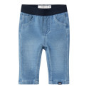 NAME IT BABY Silas Slim Sweat Jeans 7025 - Light Blue Denim