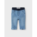 NAME IT BABY Silas Slim Sweat Jeans 7025 - Light Blue Denim