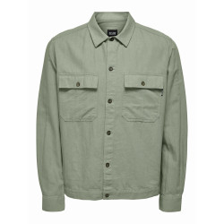 ONLY & SONS Kenneth Hør Overshirt - Swamp