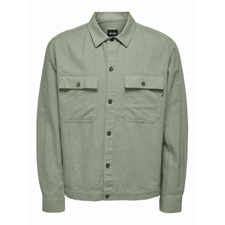ONLY & SONS Kenneth Hør Overshirt - Swamp