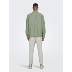 ONLY & SONS Kenneth Hør Overshirt - Swamp