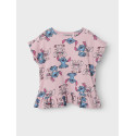 NAME IT MINI Asbina Stitch T-shirt - Cameo Pink
