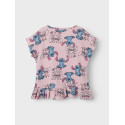 NAME IT MINI Asbina Stitch T-shirt - Cameo Pink