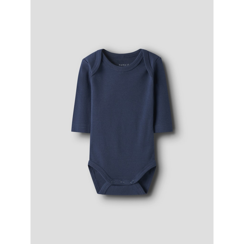 NAME IT BABY Body 3-Pak L/S Airplane Bodystocking - Peyote