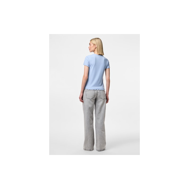 PIECES Nicca T-shirt - Cashmere Blue