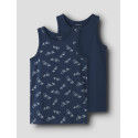 NAME IT KIDS Tank Titan Skater 2-Pak Undertrøjer - Titan