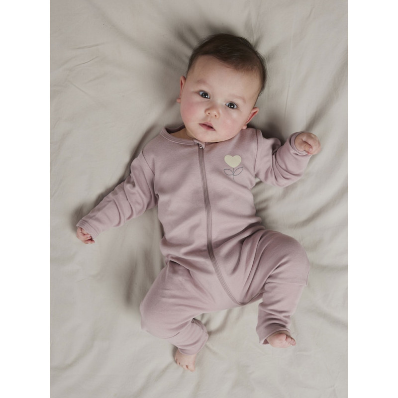 NAME IT BABY Nightsuit FF Heart 2-Pak Natdragt - Summer Sand