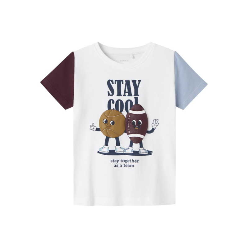 NAME IT MINI Kyler T-shirt - Bright White