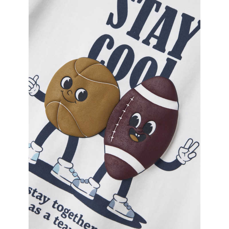 NAME IT MINI Kyler T-shirt - Bright White