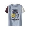 NAME IT MINI Kyler T-shirt - Dusty Blue