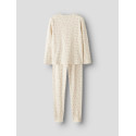 NAME IT KIDS Nightset Flower Natsæt - Turtledove