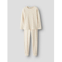 NAME IT KIDS Nightset Flower Natsæt - Turtledove