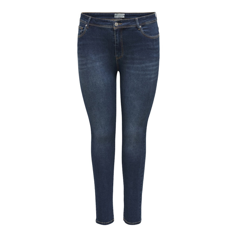 ONLY CARMAKOMA Sally Skinny Jeans BJ581 - Dark Blue Denim