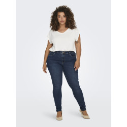ONLY CARMAKOMA Sally Skinny Jeans BJ581 - Dark Blue Denim