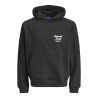 JACK & JONES Norrebro Typo Hoodie - Sort