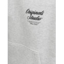 JACK & JONES Norrebro Typo Hoodie - White Melange