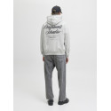 JACK & JONES Norrebro Typo Hoodie - White Melange