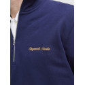 JACK & JONES Norrebro Broderet Sweatshirt - Ocean Cavern