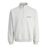 JACK & JONES Norrebro Broderet Sweatshirt - White Melange