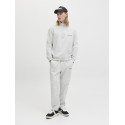JACK & JONES Norrebro Broderet Sweatshirt - White Melange