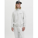 JACK & JONES Norrebro Broderet Sweatshirt - White Melange