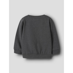 NAME IT MINI Vimo L/S Sweatshirt - Dark Grey Melange