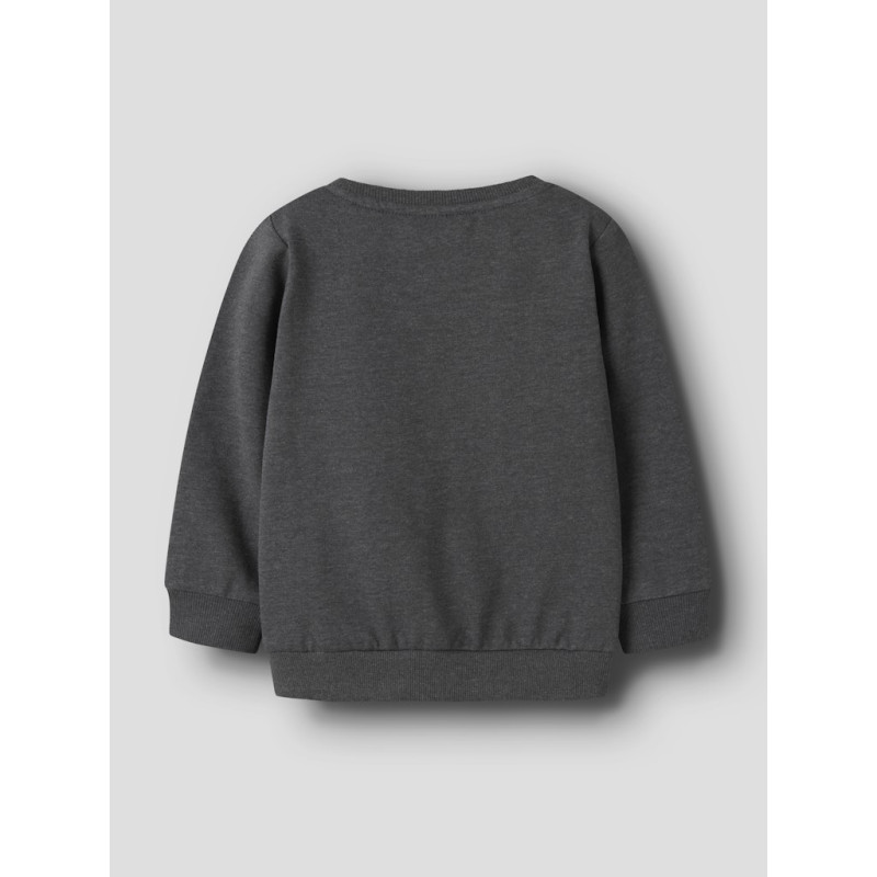 NAME IT MINI Vimo L/S Sweatshirt - Dark Grey Melange