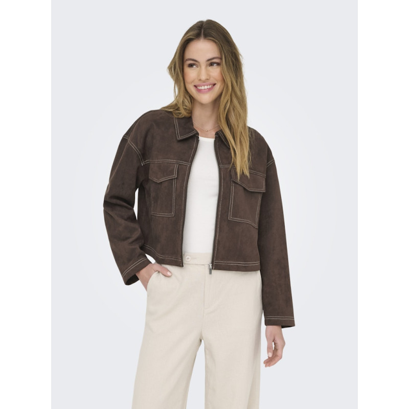 ONLY Stina Jakke - Seal Brown