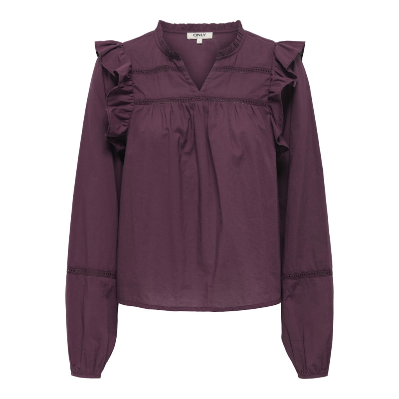 ONLY Edda L/S Bluse - Winetasting